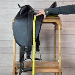 Used Porter's Stockman Drafter Australian Saddle 16/W -Equestrian Supplies Store 328 Flap Length 66620.1686182242