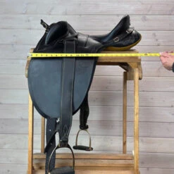 Used Porter's Stockman Drafter Australian Saddle 16/W -Equestrian Supplies Store 328 Flap Width 07211.1686182239