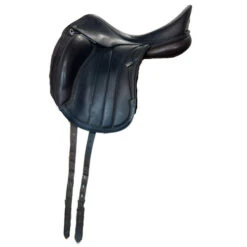 Used Equipe Viktoria Monoflap Dressage Saddle 17.5/W 17 Used Equipe Viktoria Monoflap Dressage Saddle 17.5/W -Equestrian Supplies Store 334 Hero 00267.1687461331