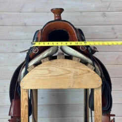 Used Ortho-Flex Western Saddle 15/M 14 Used Ortho-Flex Western Saddle 15/M -Equestrian Supplies Store 337 Front Measurement 64886.1690420270