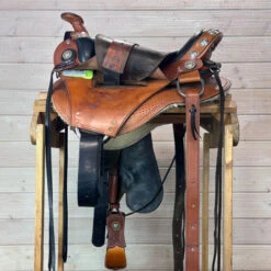 Used Ortho-Flex Western Saddle 15/M 15 Used Ortho-Flex Western Saddle 15/M -Equestrian Supplies Store 337 L Rigging 78580.1690420281