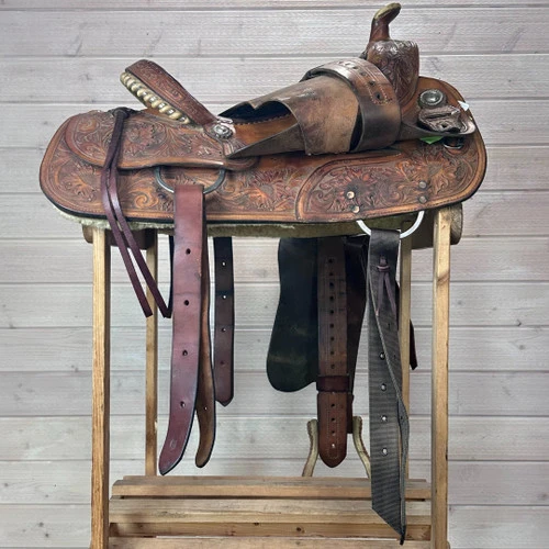 Used Star Of Texas Western Saddle 15/MW 3 Used Star Of Texas Western Saddle 15/MW