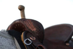 Reinsman Team Camarillo Fine Feathers Barrel Saddle -Equestrian Supplies Store Camarillo Feathers Pommel 31586.1600205215