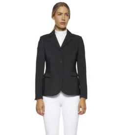 Cavalleria Toscana Zip Riding Jacket In Dark Grey -Equestrian Supplies Store GP zip riding jacket dark grey front GGD035 JE133 F898 CT 85563.1660057843