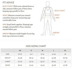 Kerrits Kids Crossover II Breeches Knee Patch -Equestrian Supplies Store Kids size chart 00591.1664578229