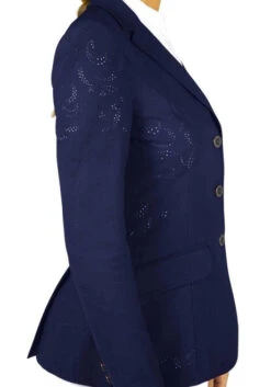 Samshield Alix Air Competition Jacket -Equestrian Supplies Store alix air perforated navy side ALIX AIR samshield 80087.1654293389