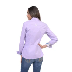 Chestnut Bay Annie-O Western Show Shirt -Equestrian Supplies Store annie o western show lavender back CB1000 642 chestnut bay 96193.1652469565