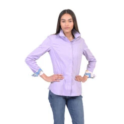 Chestnut Bay Annie-O Western Show Shirt -Equestrian Supplies Store annie o western show lavender front CB1000 642 chestnut bay 45345.1652469559