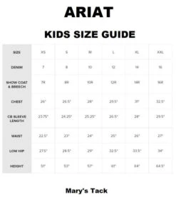 Girls Ariat Tri Factor Breeches Knee Grip -Equestrian Supplies Store ariat kids sizes 72023.1676326724