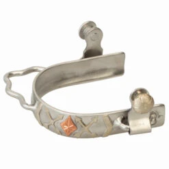 Weaver Leather Arrow Cross Barrel Spur - Ladies -Equestrian Supplies Store arrow cross barrel spur ss copper ladies 255015311 weaver 09174.1592609053