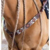 Circle Y Beaded Aztec Infinity Breast Collar -Equestrian Supplies Store aztec infinity bead breast collar brown white horse x4121 2004 circle y 07659.1665180052