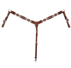 Circle Y Beaded Aztec Infinity Breast Collar -Equestrian Supplies Store aztec infinity bead breast collar brown white x4121 2004 circle y 80919.1665179488
