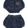 Baby Wrangler Denim Diaper Cover -Equestrian Supplies Store baby denim diaper cover front back 11MWIPW wrangler 82344.1670691027