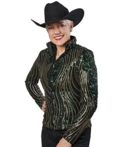 Hobby Horse Bloom Show Jacket -Equestrian Supplies Store bloom jacket green front 1924 hobby horse 80002.1584475303