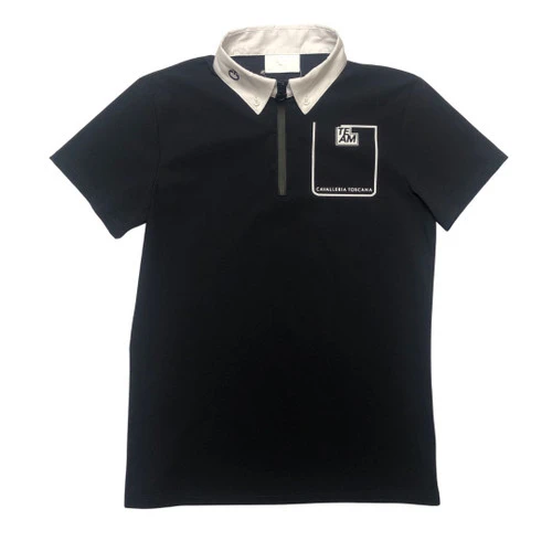 Boys Cavalleria Toscana Team Daytona Zip Polo 4 Boys Cavalleria Toscana Team Daytona Zip Polo - Image 2