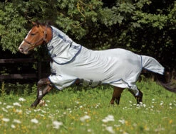 Horseware Ireland Amigo Bug Buster Vamoose Fly Sheet -Equestrian Supplies Store bug buster vamoose silver navy AFRR3V horseware 26516.1635339594