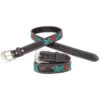 Circle Y Cactus Flower Filigree Belt -Equestrian Supplies Store cactus flower painted belt 1000 bt circle y 25727.1653603650