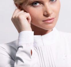 Samshield Camille Show Shirt Long Sleeve -Equestrian Supplies Store camille show shirt white cuff 8583 samshield 66827.1638828737