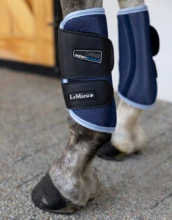 LeMieux Carbon Mesh Wrap Boots -Equestrian Supplies Store carbon mesh wrap boots mist lifestyle IT03092004 lemieux 63773.1685566229