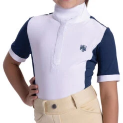 Kids Romfh Bit Signature Show Shirt Short Sleeve 9 Kids Romfh Bit Signature Show Shirt Short Sleeve -Equestrian Supplies Store chd signature show ss bits wht.navy hero470912 romfh 66411.1684880503