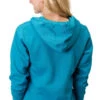 Roper Cowgirl Zip Hoodie With Thumb Holes -Equestrian Supplies Store cowgirl hoodie thumb holes blue back 0309805144033 roper 91144.1653413361