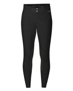 Kerrits Crossover II Breeches Knee Patch -Equestrian Supplies Store crossover II KP breech black front 50405 kerrits 41854.1677172532