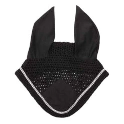 Kavalkade Crystal Fly Bonnet 18 Kavalkade Crystal Fly Bonnet -Equestrian Supplies Store crystal fly bonnet black front 36103 BLACK kavalkade 17071.1621107588