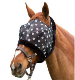 Dandy Dot Print Fly Mask 5 Dandy Dot Print Fly Mask -Equestrian Supplies Store dandy dot fly mask fleece mackey 41378.1644091408