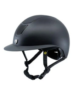 Tipperary Devon UltraMatte Helmet With MIPS -Equestrian Supplies Store devon helmet wide mips black 3 4 tipperary 94059.1632683609