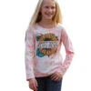 Girls Cruel Denim Dusty Boots Tee Long Sleeve -Equestrian Supplies Store dusty boots tee ls pink CTK8730001 cruel 98978.1663195888