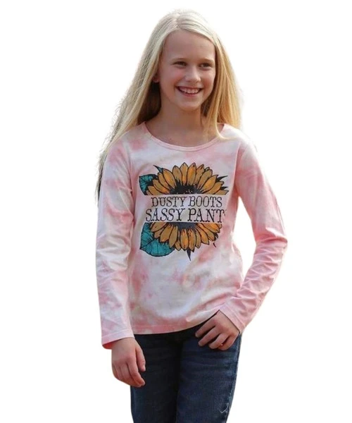 Girls Cruel Denim Dusty Boots Tee Long Sleeve 3 Girls Cruel Denim Dusty Boots Tee Long Sleeve