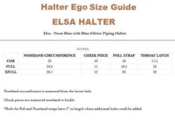 Halter Ego Elsa Halter -Equestrian Supplies Store elsa halter size chart halter ego 77404.1682556568