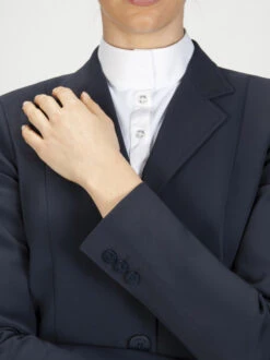 Equiline Hayley Hunter/Eq Coat -Equestrian Supplies Store equiline hayley hunter coat navy sleeve 04267.1571871537