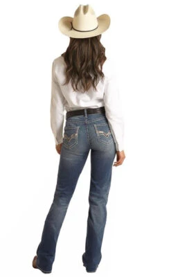Rock & Roll Extra Stretch V-Pocket Jean -Equestrian Supplies Store extra stretch v pocket riding med.vin back RRWD4RRZT3 rock and roll 89617.1655576501