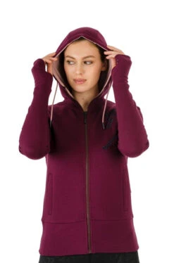 Horseware Ireland Horseware Flamboro Hoody -Equestrian Supplies Store flamboro hoodie beetroot front CJNHPH PBE0 horsewear 11887.1658772410