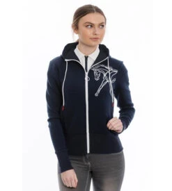 Horseware Ireland Horseware Flamboro Hoody -Equestrian Supplies Store flamboro hoodie navy front CJNHPH B000 horsewear 57645.1663804004