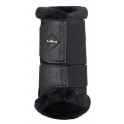 LeMieux Fleece Lined Brushing Boots -Equestrian Supplies Store fleece lined brushing boot black 8953 lemieux 60963.1636831261