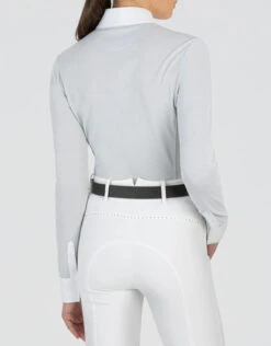 Equiline Garde G Show Shirt -Equestrian Supplies Store garde g show shirt silver back H00840 604 equiline 18461.1635534510