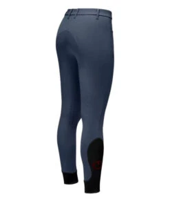 Girls Cavalleria Toscana CT Motif Print Breeches -Equestrian Supplies Store girls ct motif breech atl blue back PAA020 JE010 7J00 CT 59472.1685034666