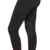 Girls Cavalleria Toscana Super Grip Tech Breeches -Equestrian Supplies Store girls super grip tech breech black back PBOA02 JE010 CT 36299.1605303617