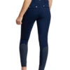 Girls Ariat Tri Factor Breeches Knee Grip -Equestrian Supplies Store girls tri factor knee grip navy back 10030996 ariat 68131.1676326716