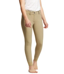 Girls Ariat Tri Factor EQ Breeches Knee Grip 6 Girls Ariat Tri Factor EQ Breeches Knee Grip -Equestrian Supplies Store girls trifactor eq grip kp breech tan front 10030995 ariat 44348.1676307685
