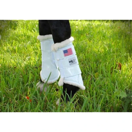 DSB Glossy White USA Flag Boots 2 DSB Glossy White USA Flag Boots
