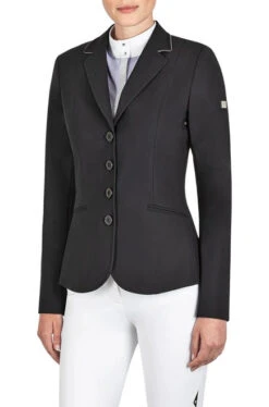 Equiline GrideG B-Move Show Coat -Equestrian Supplies Store grideg show coat black front M08719 006 equiline 01351.1649623605