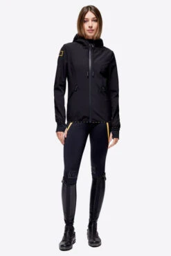 RG Hooded Softshell Jacket -Equestrian Supplies Store hooded softshell black front SSW001 JS005 9999 RG 54157.1686191286