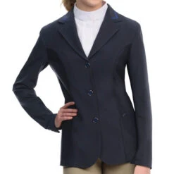 Ovation Hybrid Show Coat 8 Ovation Hybrid Show Coat -Equestrian Supplies Store hybrid show coat navy 471156 ovation 45876.1622761573