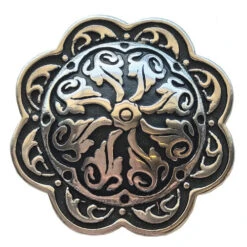 High Horse Iron Weed Trail Saddle 6925 -Equestrian Supplies Store iron weed saddle jw black floral concho 6925 1605 05 high horse 17470.1690938645