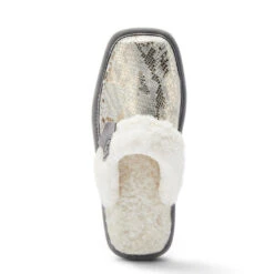 Ariat Jackie Square Toe Slipper Metallic Snake