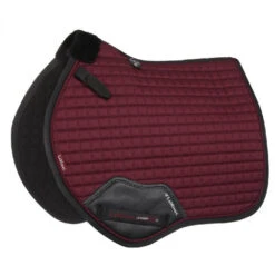 LeMieux Junior Pro Jump Square Pad -Equestrian Supplies Store junior pro jump burgundy side 5832 lemieux 60626.1636587426