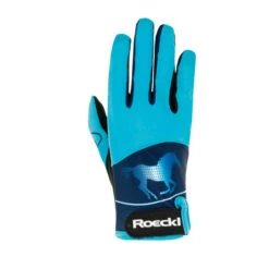 Roeckl Sports Roeckl Kansas Kids Gloves 9 Roeckl Sports Roeckl Kansas Kids Gloves -Equestrian Supplies Store kansas kids glove turquoise roeckl 90847.1582500306